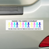 AUTOCOLLANT DE VOITURE COMBAT CORPS À CORPS... (En voiture)