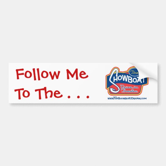 Autocollant De Voiture Commande de Showboat dans l'adhésif pour (Devant)