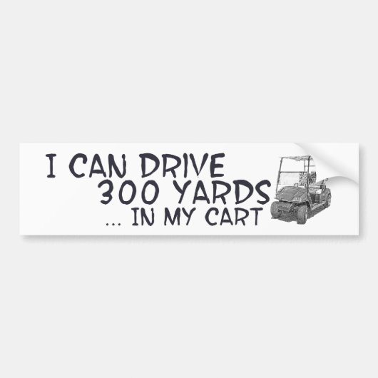 Autocollant De Voiture Commande jouante au golf (Devant)