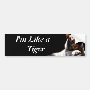 Autocollant De Voiture Comme Un Tigre