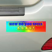 Autocollant De Voiture Comment orthographiez-vous GURU ? Pare-chocs (En voiture)