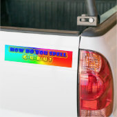 Autocollant De Voiture Comment orthographiez-vous GURU ? Pare-chocs (Sur camion)