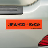 Autocollant De Voiture Communistes = trahison (En voiture)