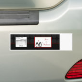 Autocollant De Voiture Compagnon de couples d'amour de pingouin (En voiture)
