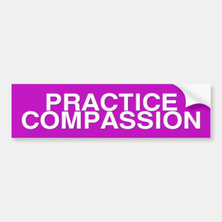 Autocollant De Voiture compassion de pratique