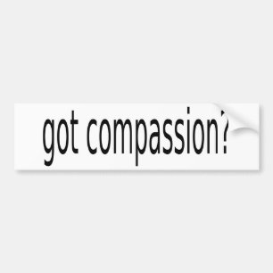 Autocollant De Voiture compassion obtenue ?