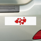 Autocollant De Voiture Conception cardiaque (En voiture)