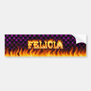 Autocollant De Voiture Conception d'autocollant Felicia real fire and fla