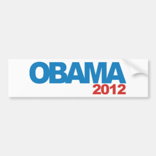 Autocollant De Voiture Conception de campagne d'OBAMA 2012