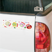 Autocollant De Voiture Conception de hiboux de Noël (Sur camion)