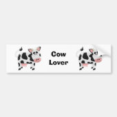 Autocollant De Voiture Conception De Vache Noire Et Blanche (Devant)