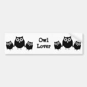 Autocollant De Voiture Conception des hiboux (Devant)