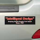 Autocollant De Voiture "Conception intelligente" (En voiture)