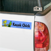 Autocollant De Voiture Conceptions et choses de poussin de kayak (Sur camion)