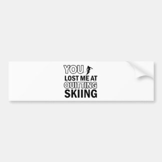 Autocollant De Voiture Conceptions fraîches de ski