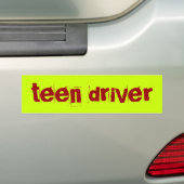 Autocollant De Voiture conducteur de l'adolescence (En voiture)
