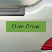 Autocollant De Voiture Conducteur d'Elven (En voiture)
