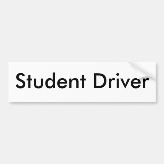 Autocollant De Voiture Conducteur d'étudiant (Devant)