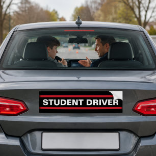Autocollant De Voiture Conducteur élève Nouvel avertissement de moniteur