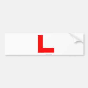 Autocollant De Voiture Conducteur L plat d'étudiant