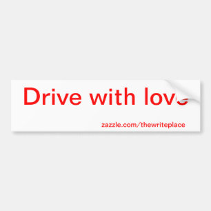 Autocollant De Voiture Conduire avec amour