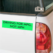 AUTOCOLLANT DE VOITURE CONDUISANT POUR MPG, PAS M/H (Sur camion)