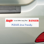 Autocollant De Voiture Conduisez amical (En voiture)