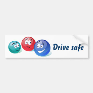Autocollant De Voiture Conduisez l'adhésif pour pare-chocs sûr