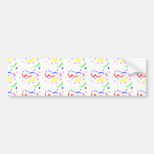 Autocollant De Voiture Confettis colorés