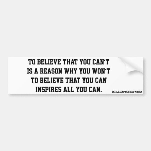 Autocollant De Voiture Confiance (Devant)