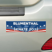Autocollant De Voiture Connecticut Blumenthal pour le Sénat 2022 (En voiture)