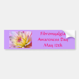 Autocollant De Voiture Conscience DayMay 12ème de fibromyalgie