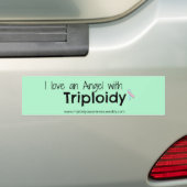 Autocollant De Voiture Conscience de Triploidy (En voiture)