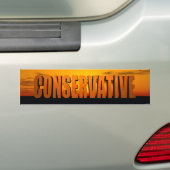 Autocollant De Voiture Conservateur (En voiture)