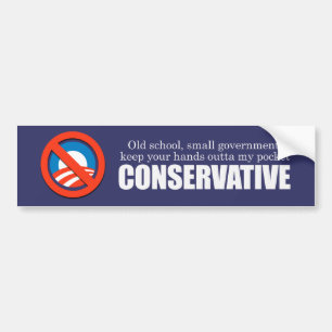 Autocollant De Voiture Conservateur Bumpersticker de vieille école