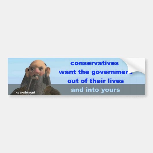 Autocollant De Voiture conservateurs (Devant)