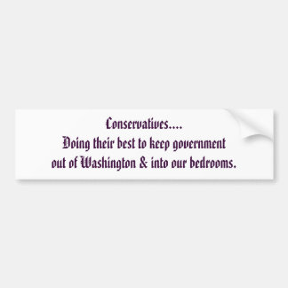 Autocollant De Voiture Conservateurs…