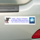 Autocollant De Voiture Conservateurs pour Santorum (En voiture)