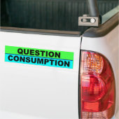 Autocollant De Voiture Consommation DE BUTOIR de question (Sur camion)