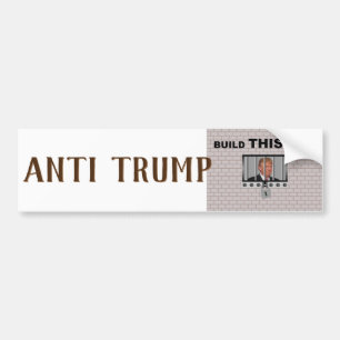Autocollant De Voiture Construisez CES mur/anti atout,