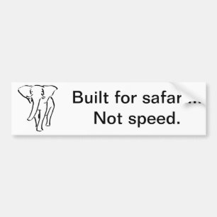 Autocollant De Voiture Construit pour le safari