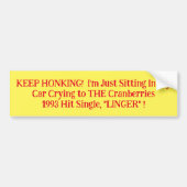 Autocollant De Voiture Continuer À Chauffer Assis Dans Ma Voiture En Pleu (Devant)