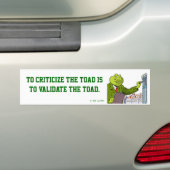 Autocollant De Voiture Continuez, aiguillonnez le crapaud (En voiture)