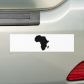 Autocollant De Voiture Contour de l'Afrique (En voiture)
