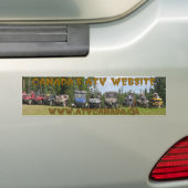 Autocollant De Voiture Contour de noir d'adhésif pour pare-chocs d'ATV (En voiture)