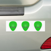Autocollant De Voiture Contrôle mental de la tête de l'Alien (En voiture)