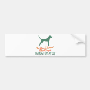 Autocollant De Voiture Coonhound de Redbone