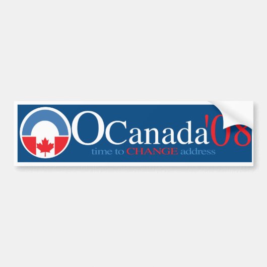 Autocollant De Voiture Copie d'OCanada (Devant)
