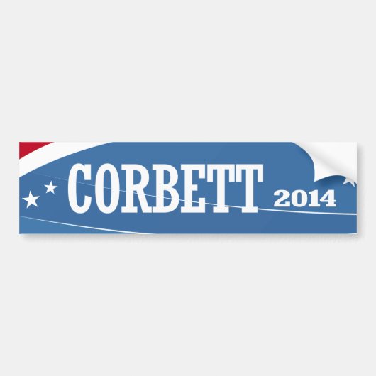 AUTOCOLLANT DE VOITURE CORBETT 2014 (Devant)