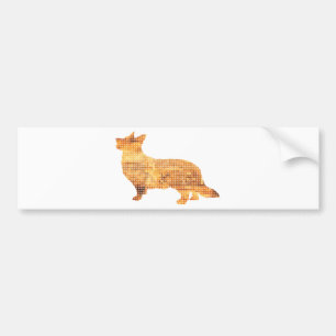 Autocollant De Voiture Corgi de Gallois de cardigan